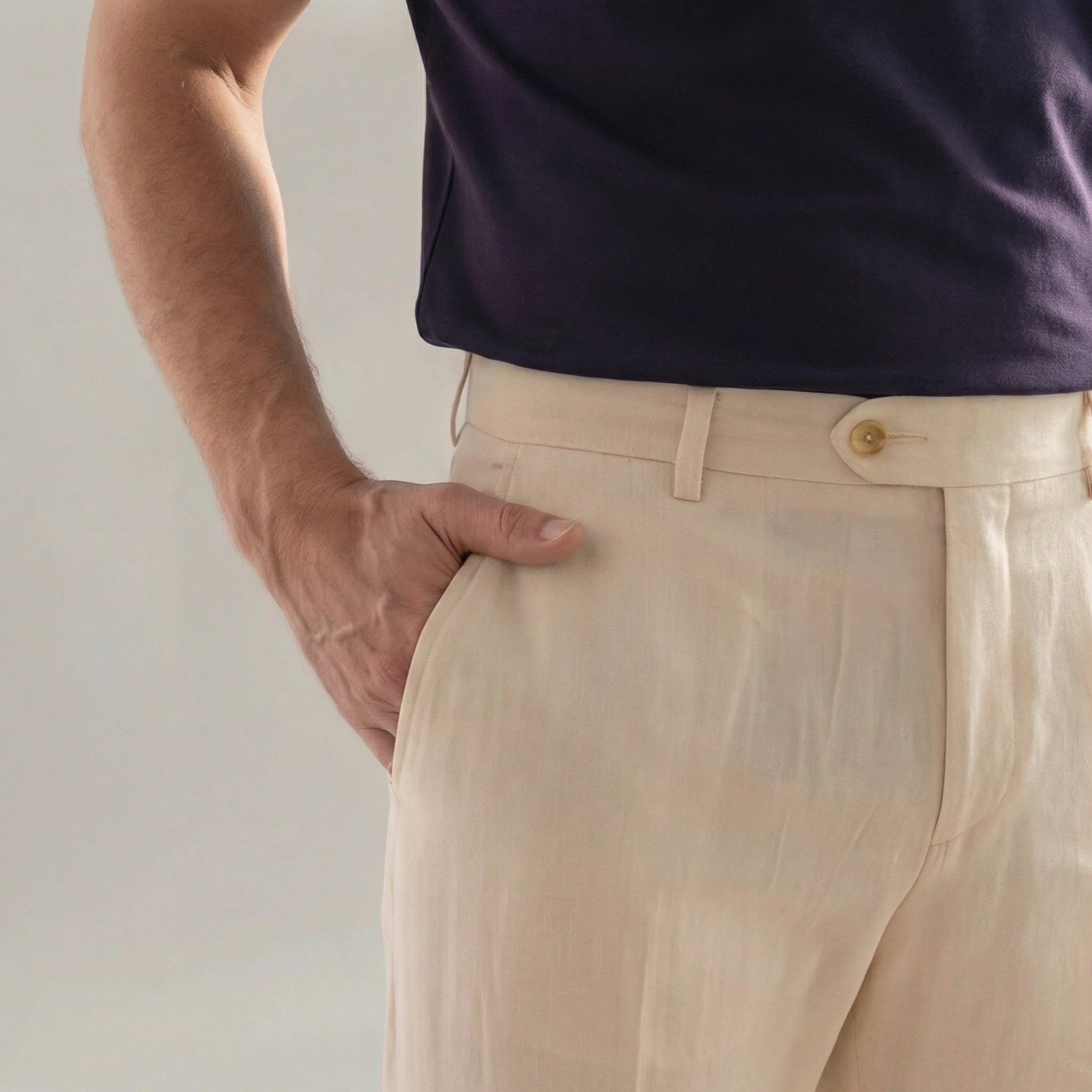 Men's linen trousers | summer casual pants