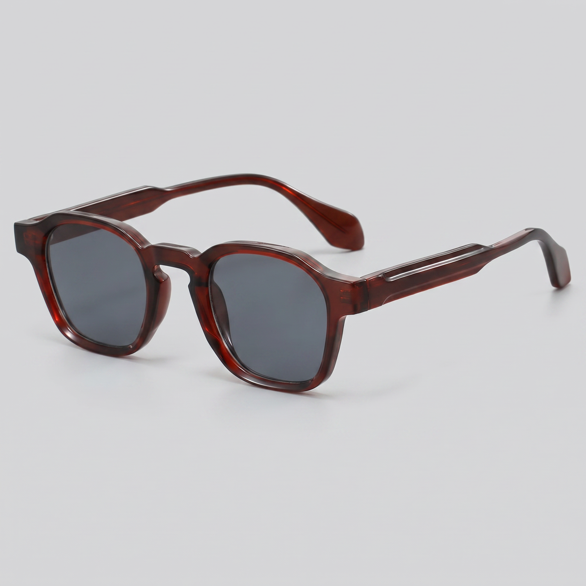 Men's vintage square sunglasses | dark lenses for daily use