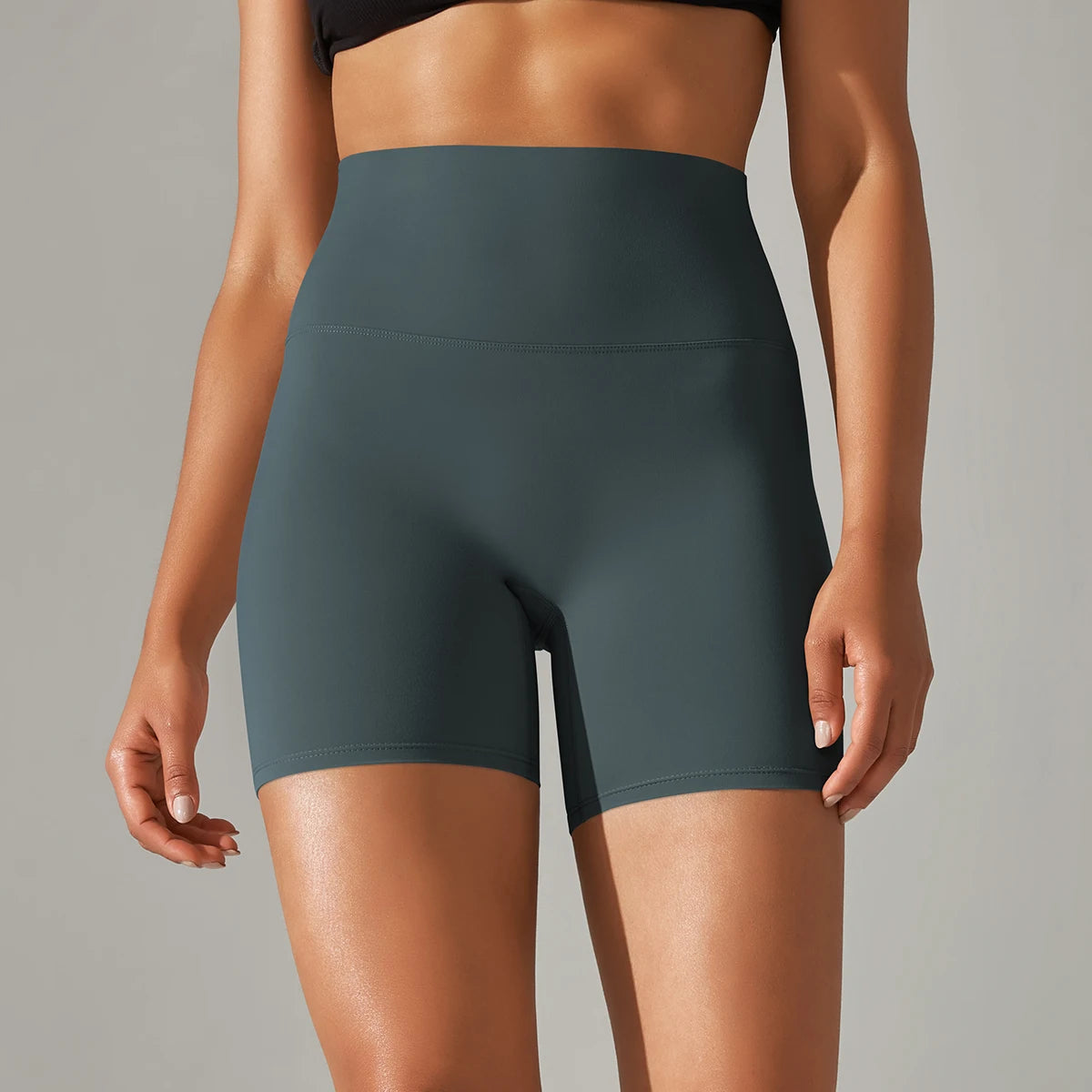 Women's High-Waisted Anti-Chafe Shorts