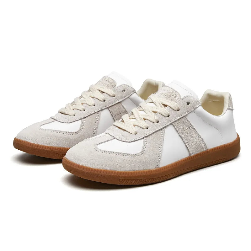 Men's Suede Sneakers Retro Design Thick Sole