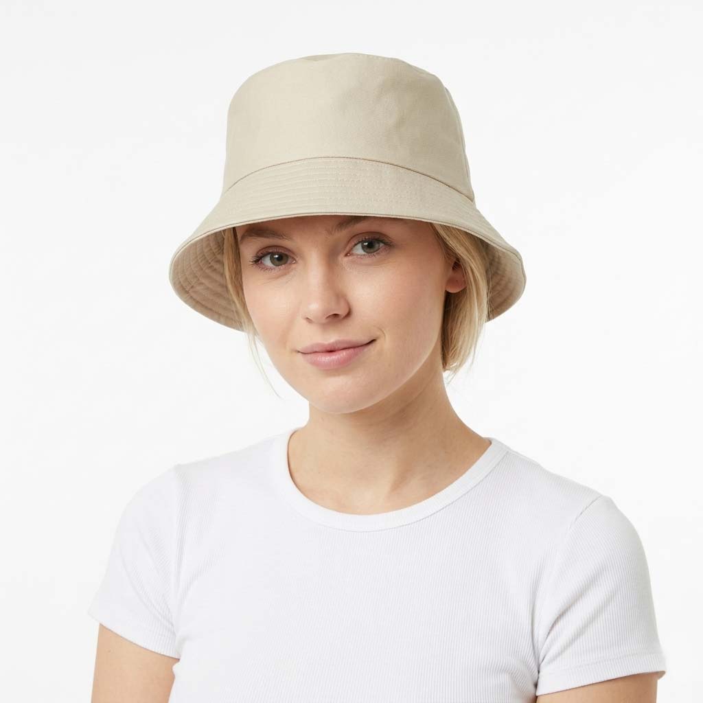 Unisex bucket hat | multi-stitch rigid brim | streetwear holiday headwear