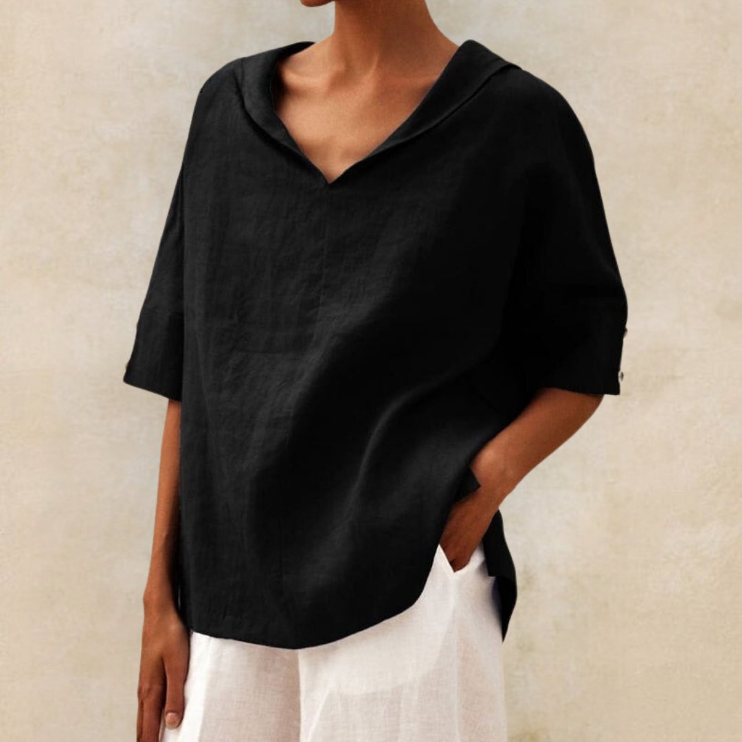 Women's V-Neck Casual Blouse