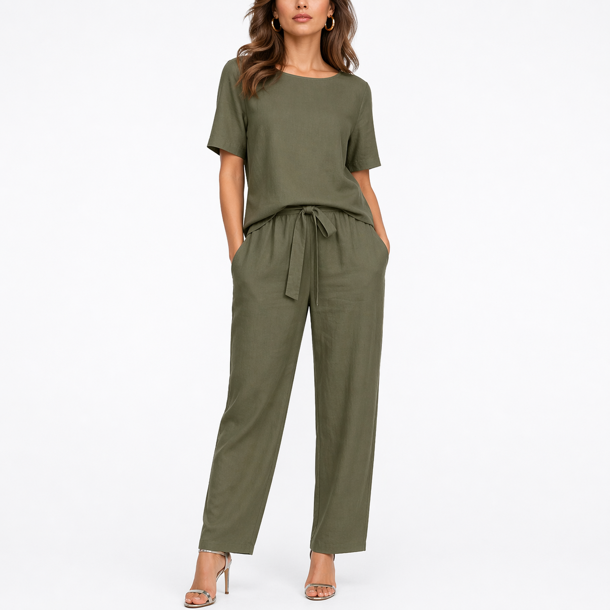 Two-Piece Short Sleeve Set