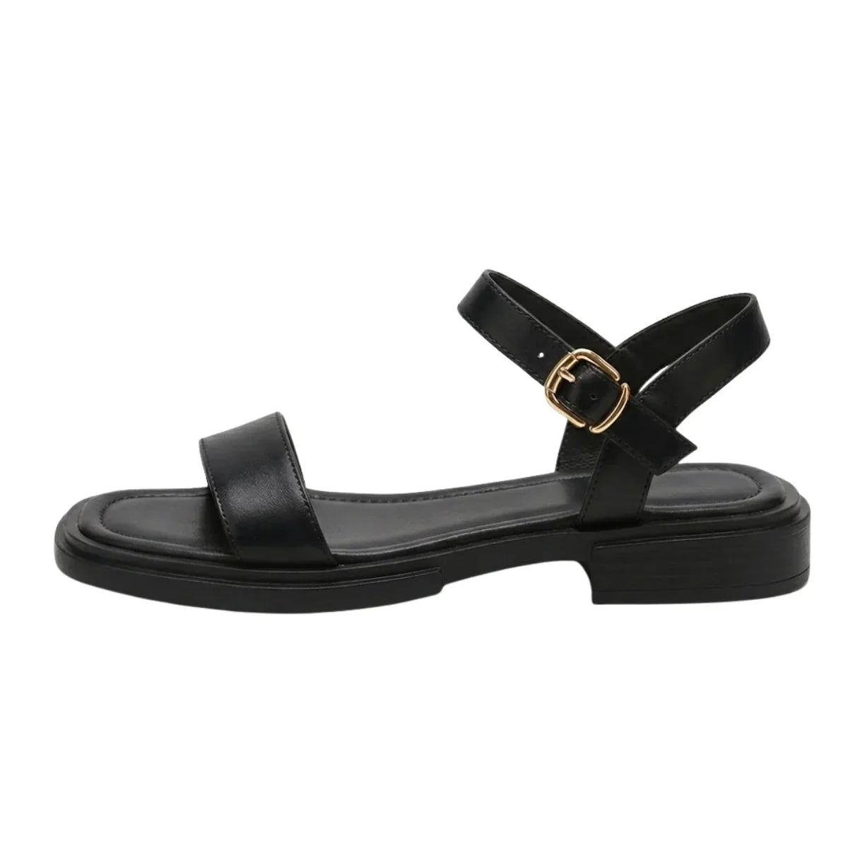 Adjustable Ankle Strap Flat Sandals