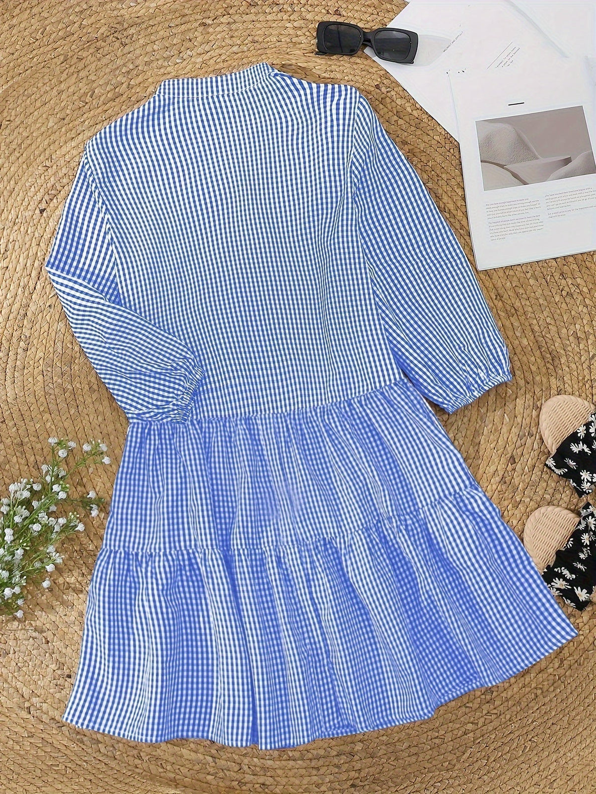 Cotton Tiered Shirt Dress