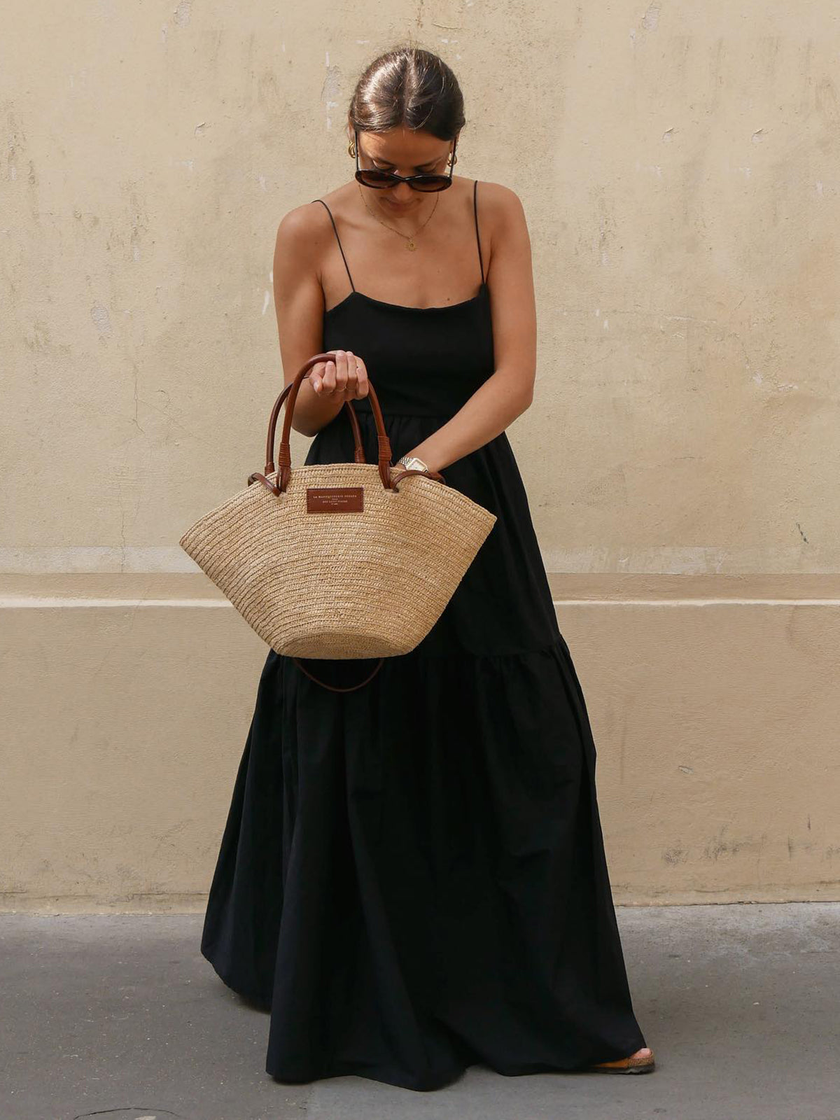 Open Back Spaghetti Strap Maxi