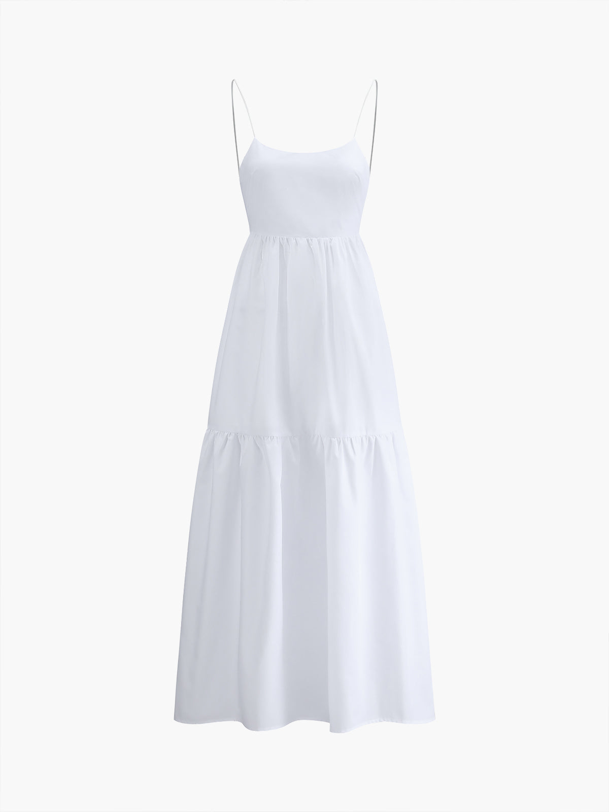 Open Back Spaghetti Strap Maxi