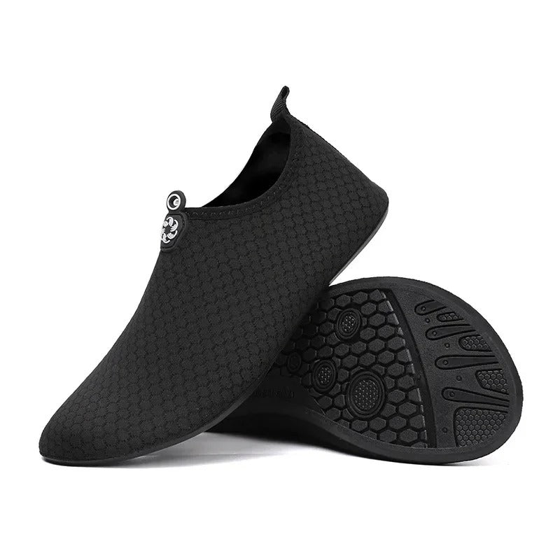 Unisex water shoes - quick-dry textile upper - pool docks footwear