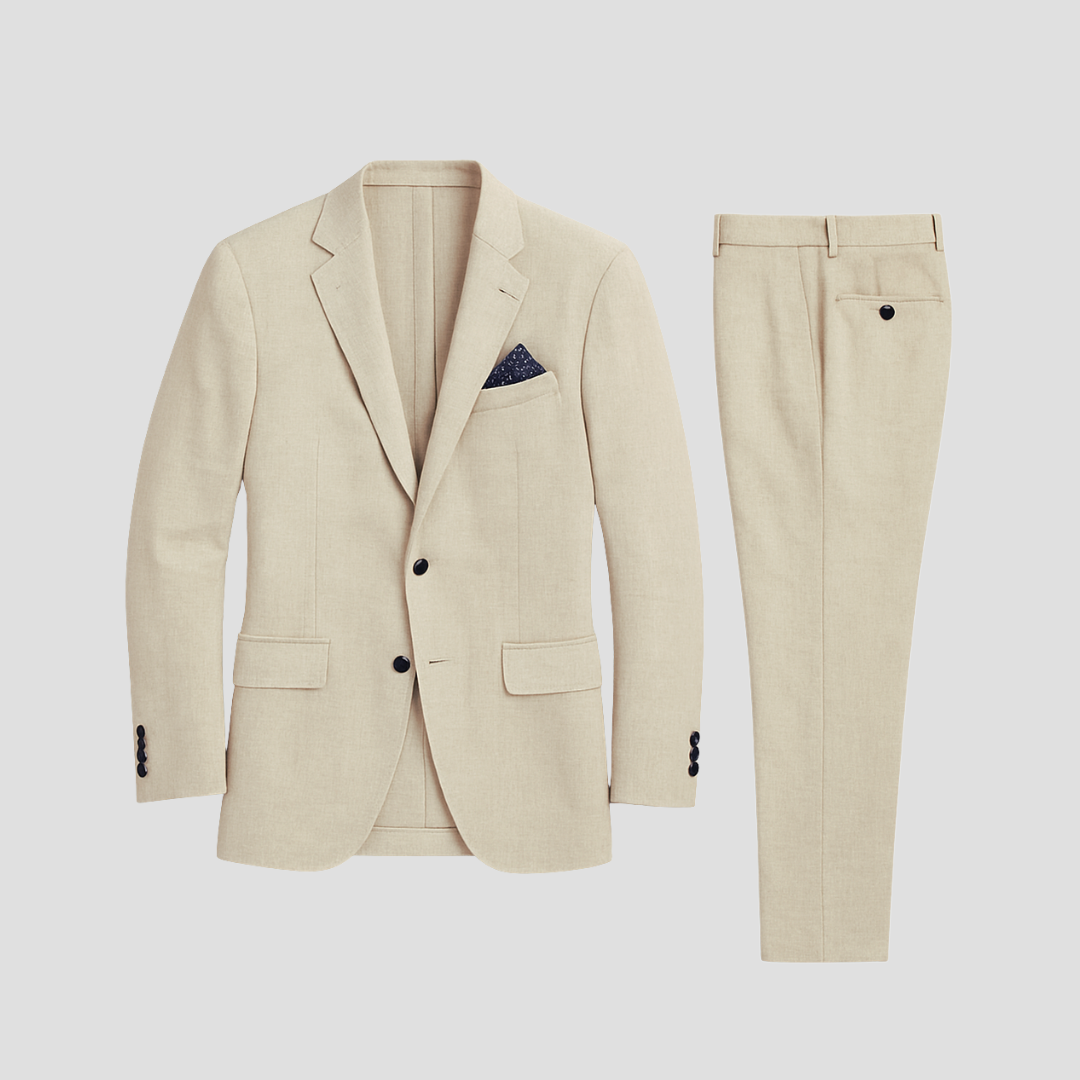Men's Tapered Fit Two-Piece Suit