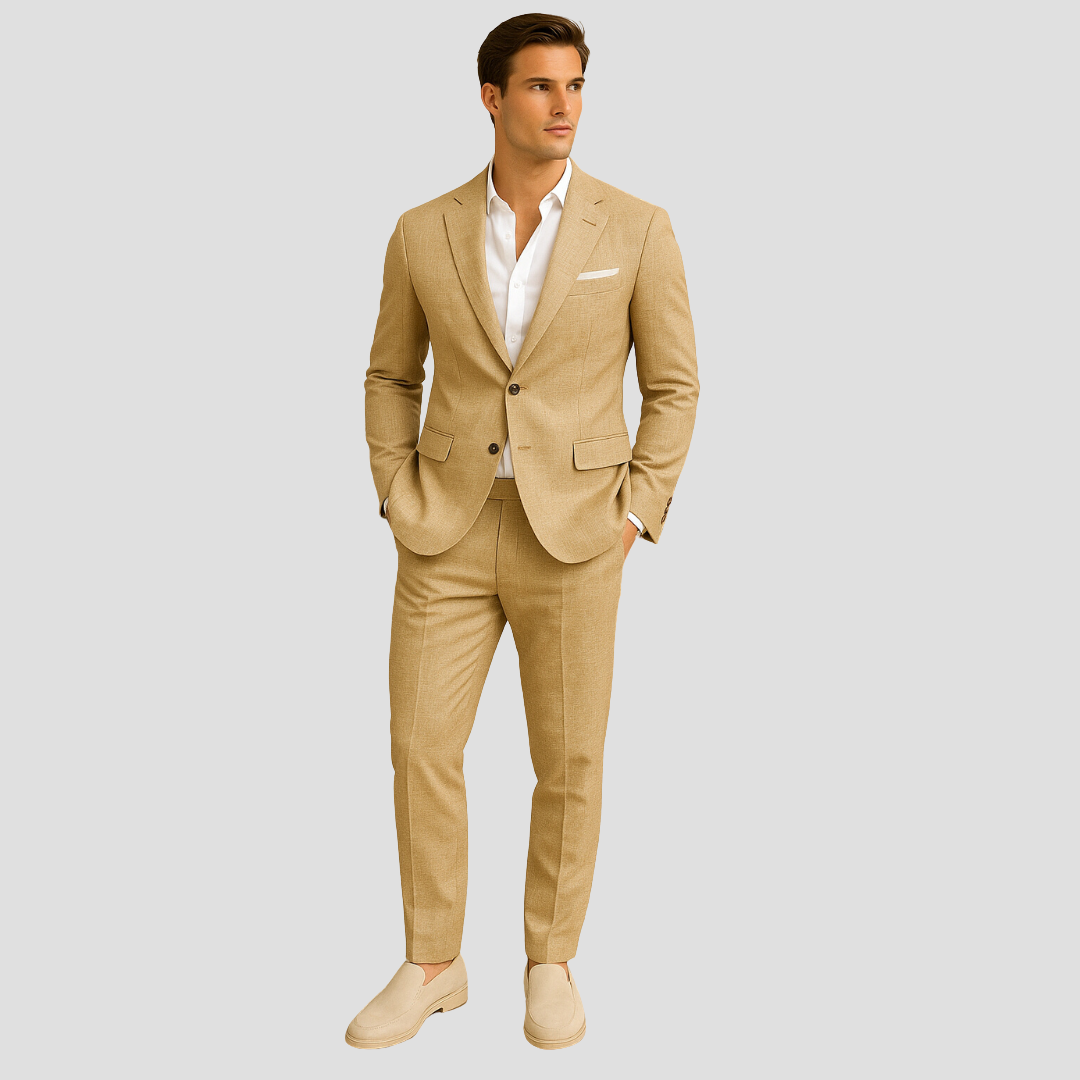 Men's Tapered Fit Two-Piece Suit