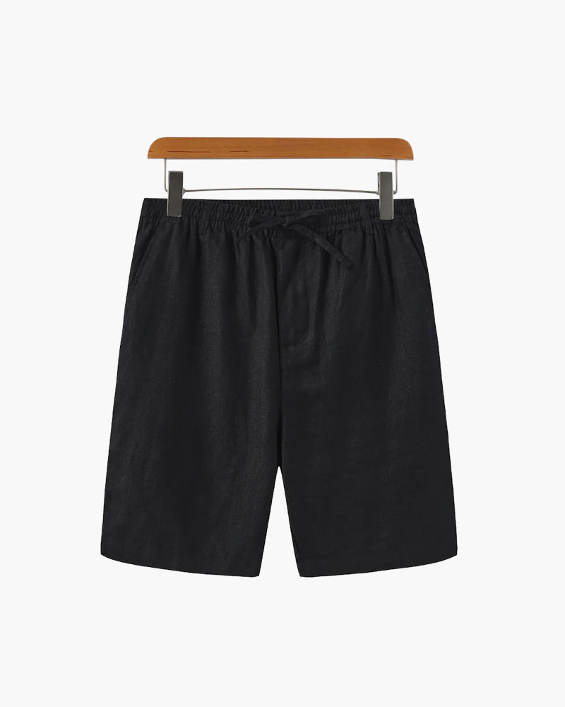Men's Linen Blend Straight Shorts