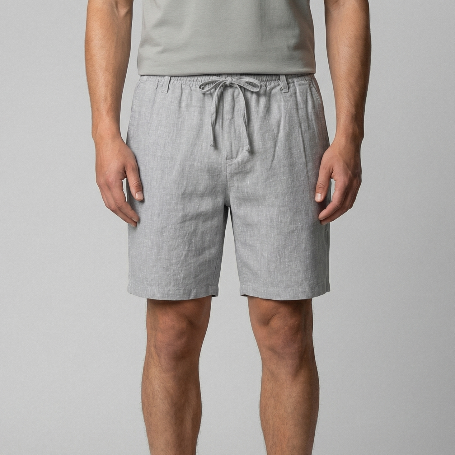 Men's Casual Relaxed Linen Shorts