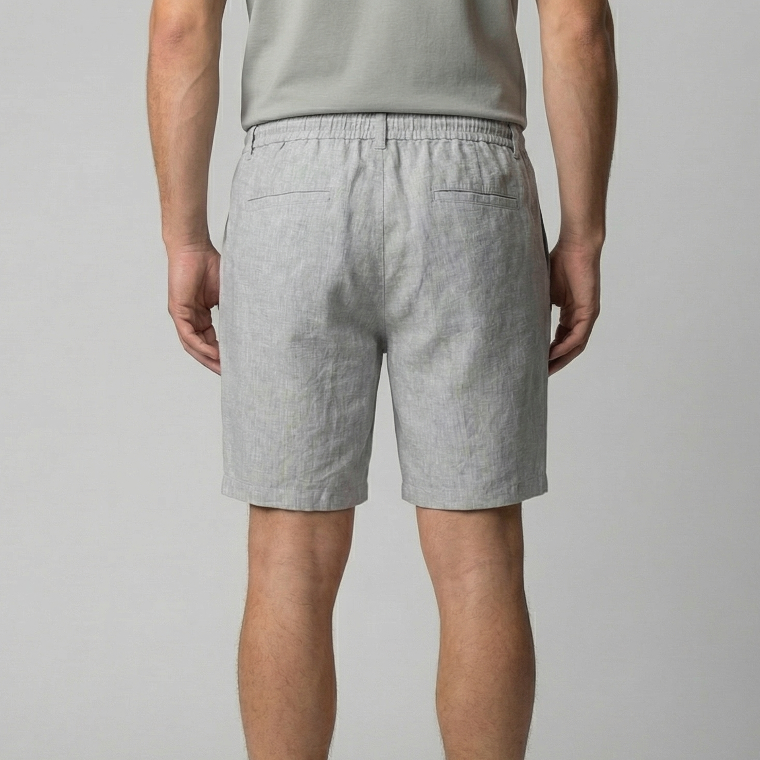 Men's Casual Relaxed Linen Shorts