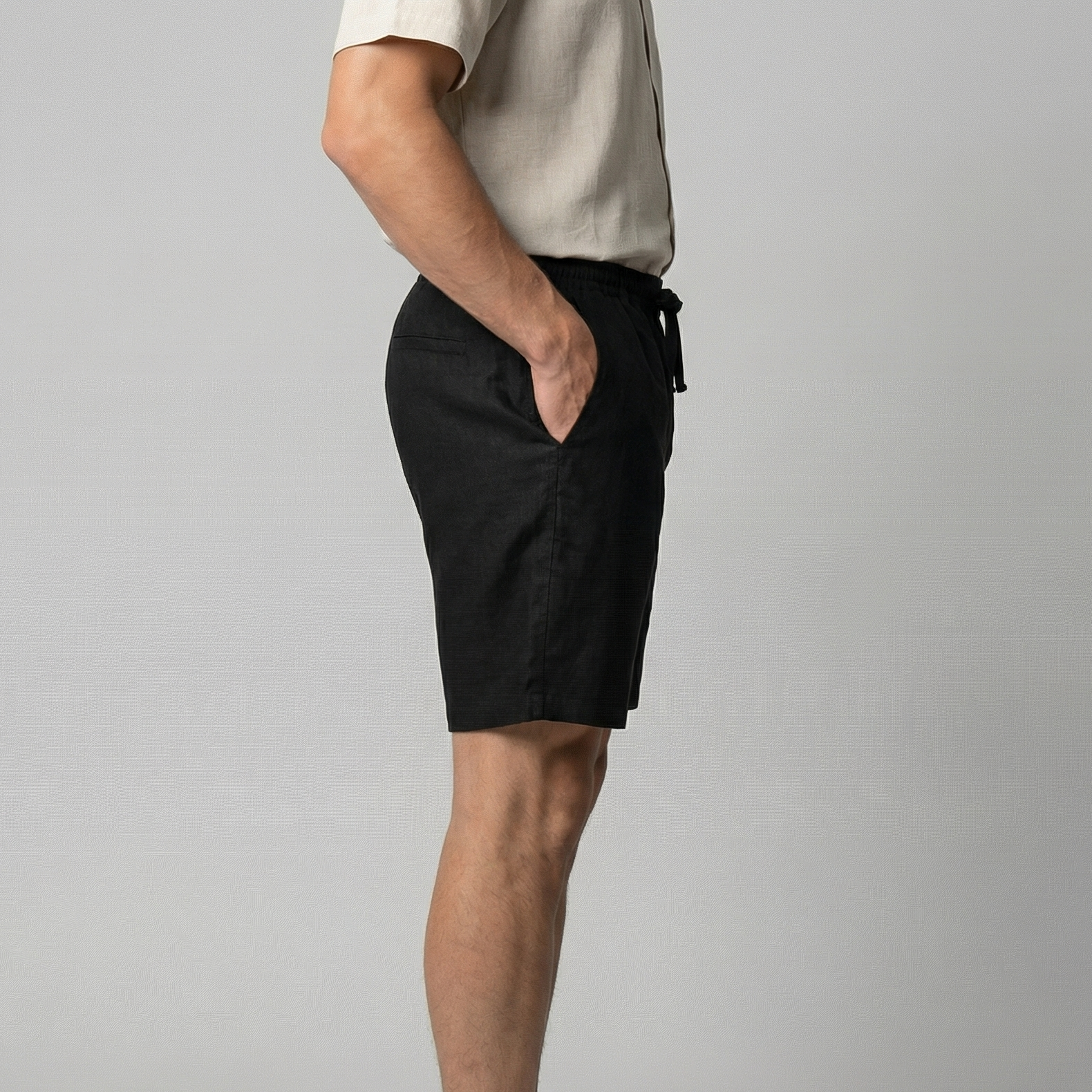 Men's Casual Relaxed Linen Shorts