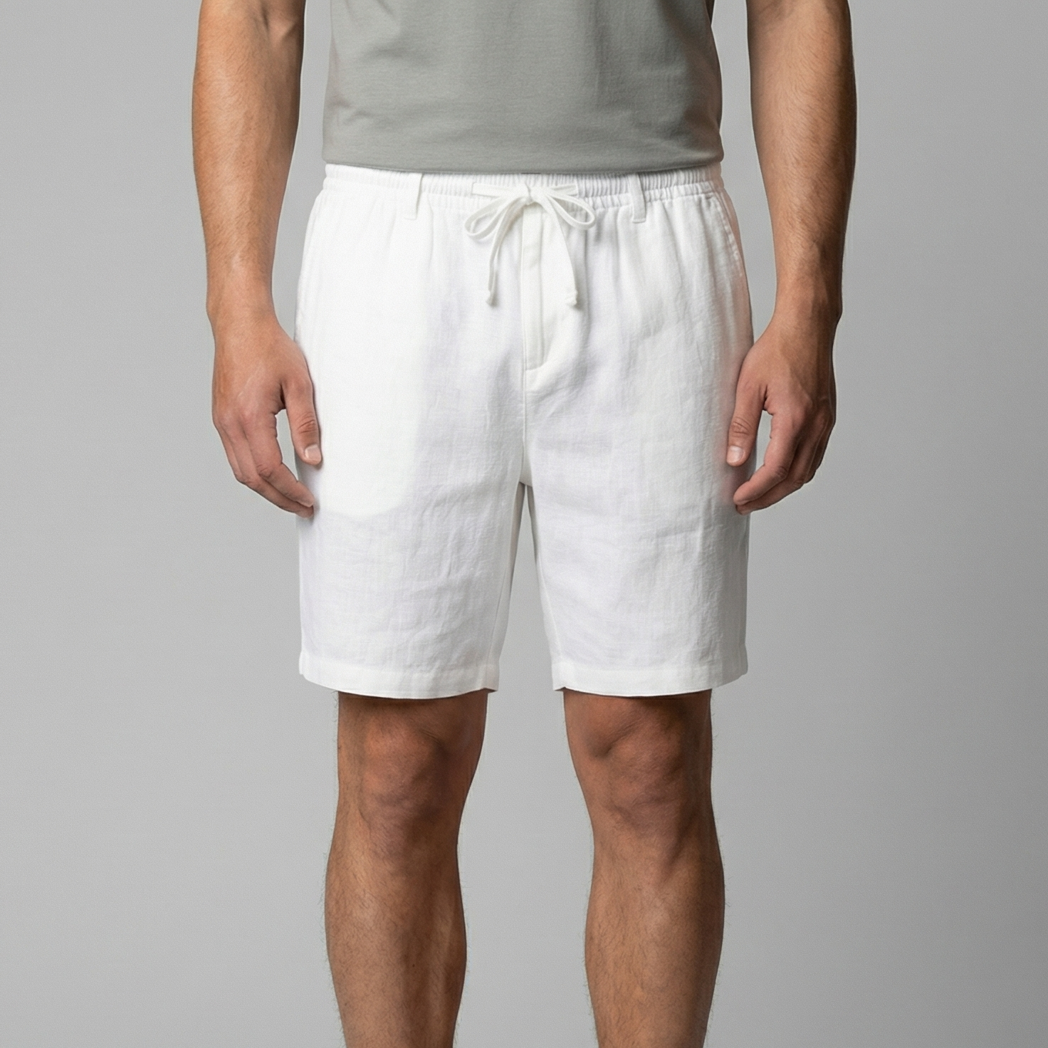 Men's Casual Relaxed Linen Shorts